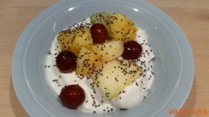 Ontbijt recept Kwark met fruitontbijt